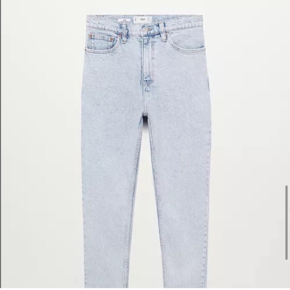 Mango Mom Ankle Jeans Bleach Blue - Picture 7 of 7